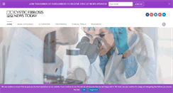 Desktop Screenshot of cysticfibrosisnewstoday.com